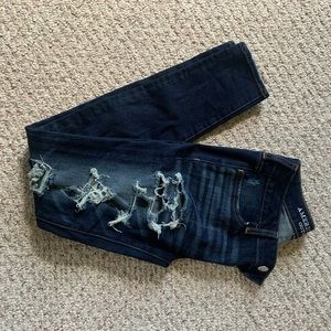 American eagle ripped jeans